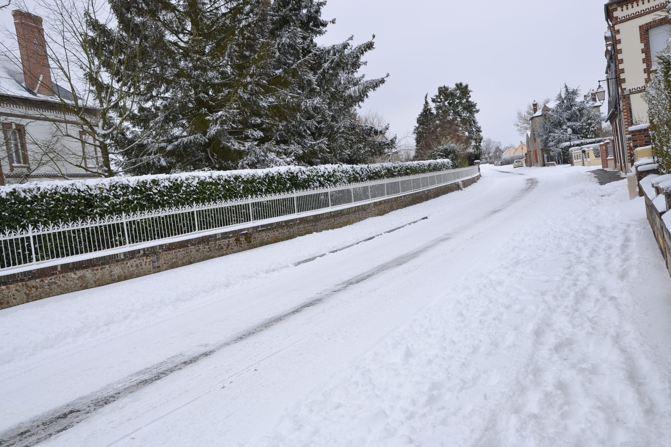 FORTES CHUTES DE NEIGE DANS L'ORNE